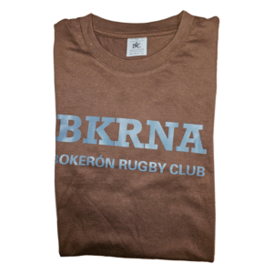Camiseta Bokeron. Marrón/Azul