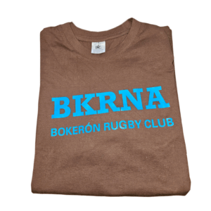 Camiseta Bokeron Marrón / Azul