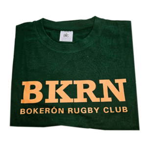 Camiseta Bokeron. Verde Oscuro / Amarillo