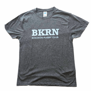 Camiseta Bokeron. Gris / Celeste